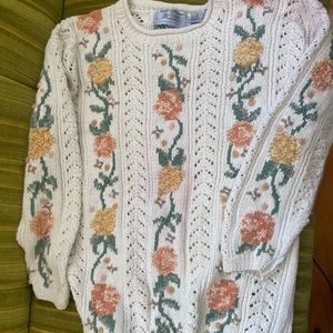 VINTAGE Northern Isles for Nordstrom 80’s sweater: wounded bird.